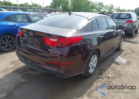 2015 Kia Optima Lx from USA, damaged, VIN 5XXGM4A74FG472506